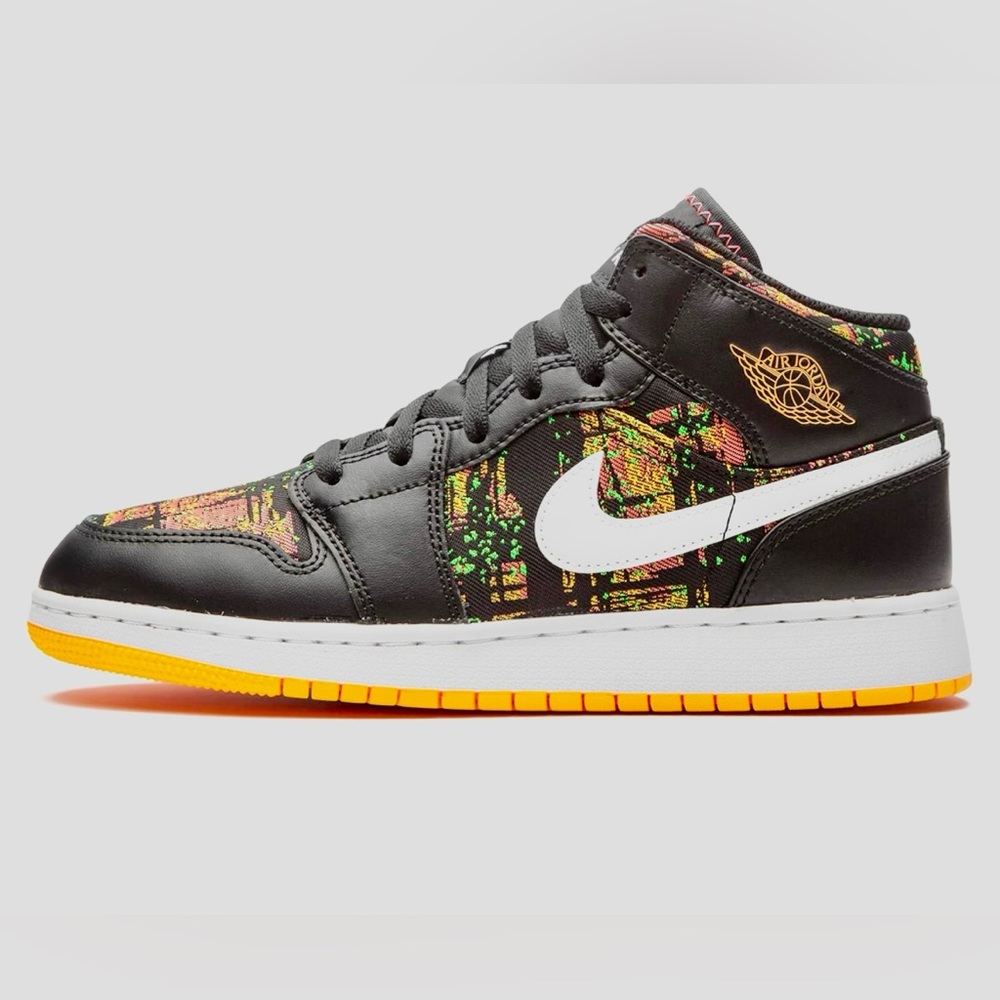 Air Jordan 1 Mid PS “black laser Orange” sneakers